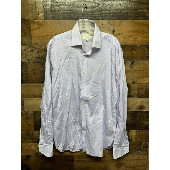 Ted‎ Baker Endurance Men's Long Sleeve Dress Shirt Size 16 - Picture 1 of 4